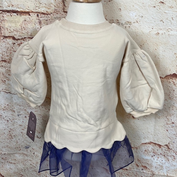 ❌ NWT Vintage Scalloped Embroider Sweatshirt Dress - Picture 13 of 15